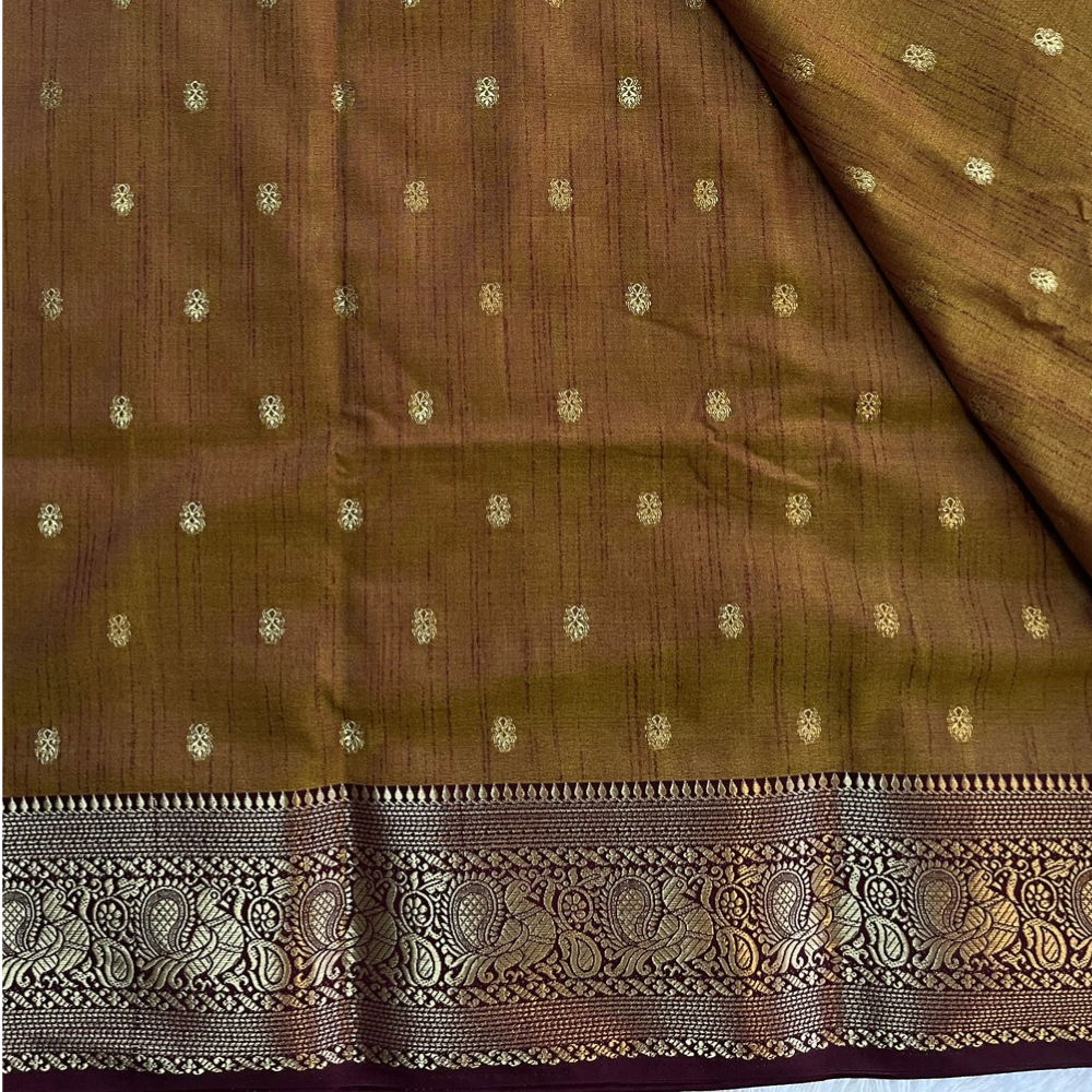 Semi Soft Silk - Dual Shade Brown - Butta All Over